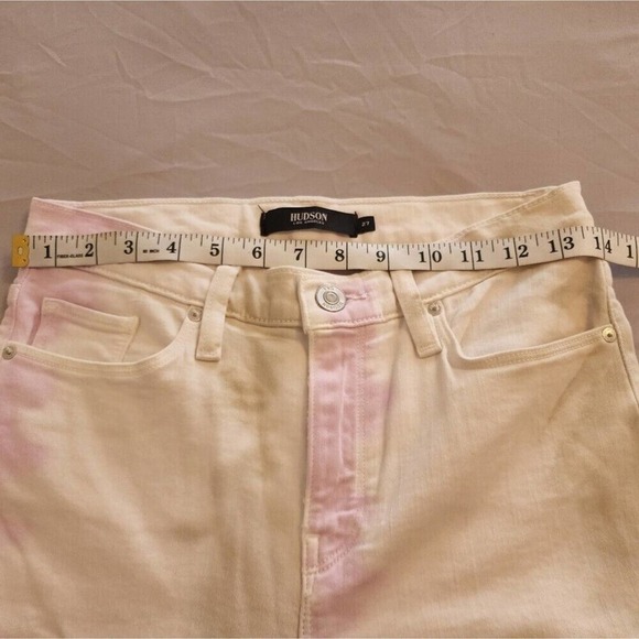 Hudson Nico super skinny stretch tie-dye boho mid rise jeans size 27 new!!! - Picture 5 of 10